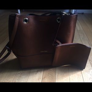 Reversible purse black or brown